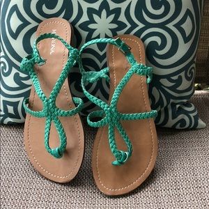 Medina teal sandals